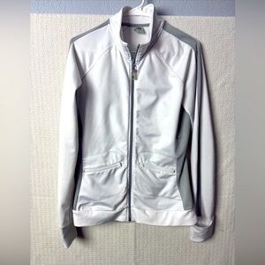 ALO Yoga CoolFit Gray and‎ White Jacket